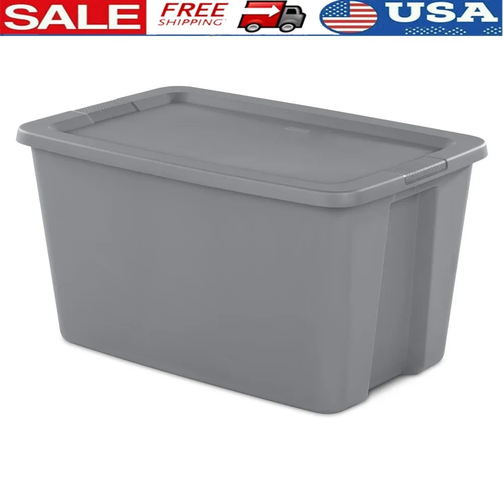 30 Gallon Storage Bin Stackable Container with Lid