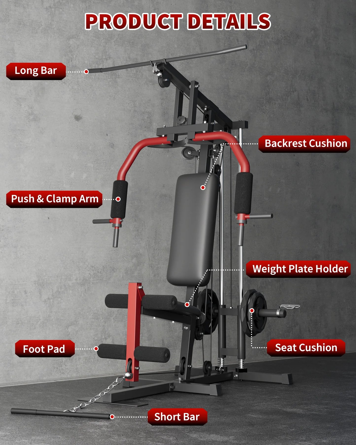 Multifunctional Home Gym Equipment