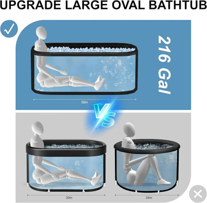 Ice Bath Tub for Recovery Compatible with Water Chillers