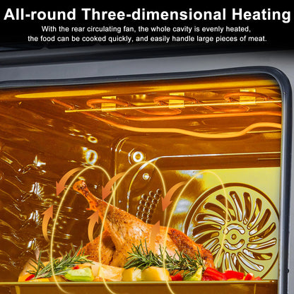 Wall Oven 24" , 70L, 8 Baking Modes, With Air Frying Function