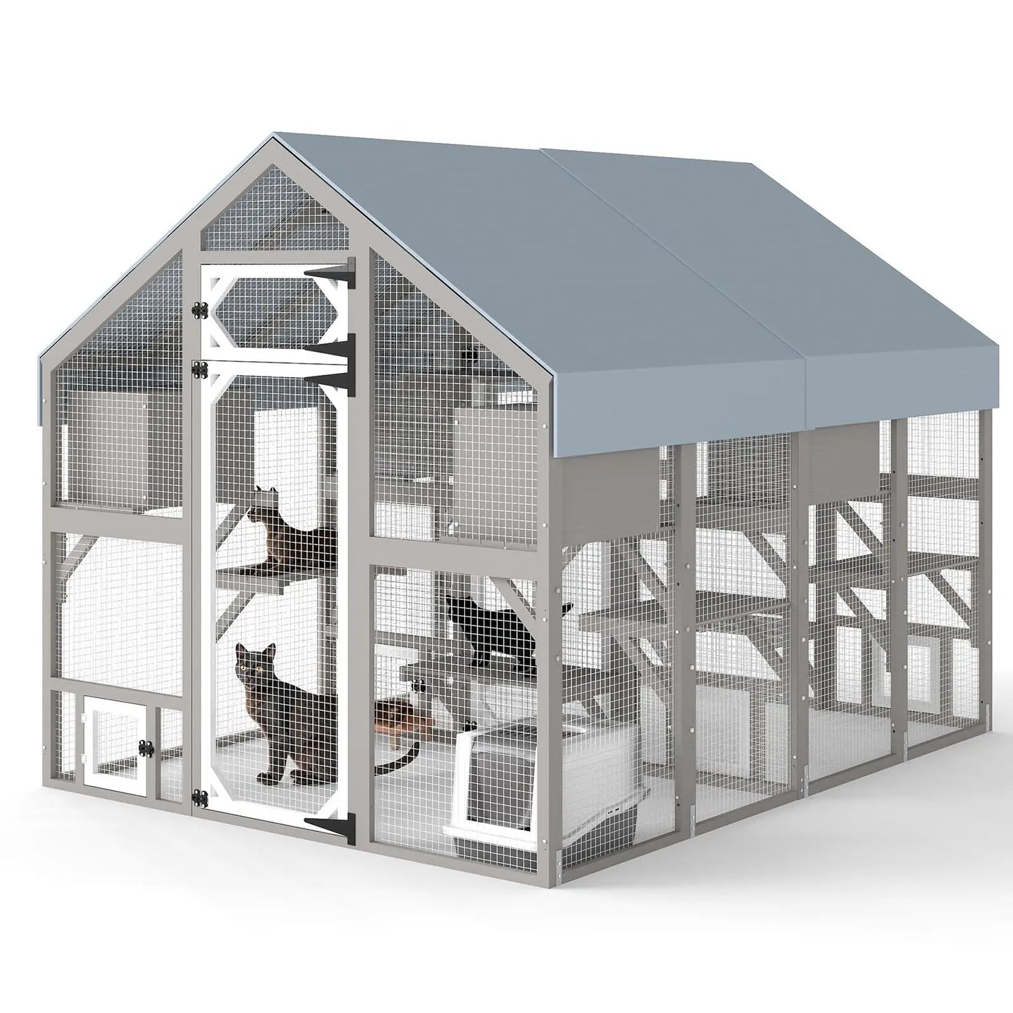 Outdoor Cat Enclosure, Walk in Cat House