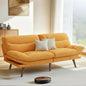 Futon Sofa Bed, 66 Inch Corduroy Futon Couch Convertible with Adjustable Backrest and Armrests, Recliner Sleeper, Customized