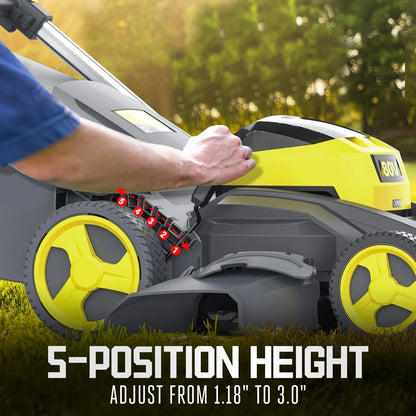 80V 26" Self-Propelled Lawn Mower, with Battery & Charger