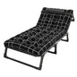 Folding Chaise with Pillow Camping Cot
