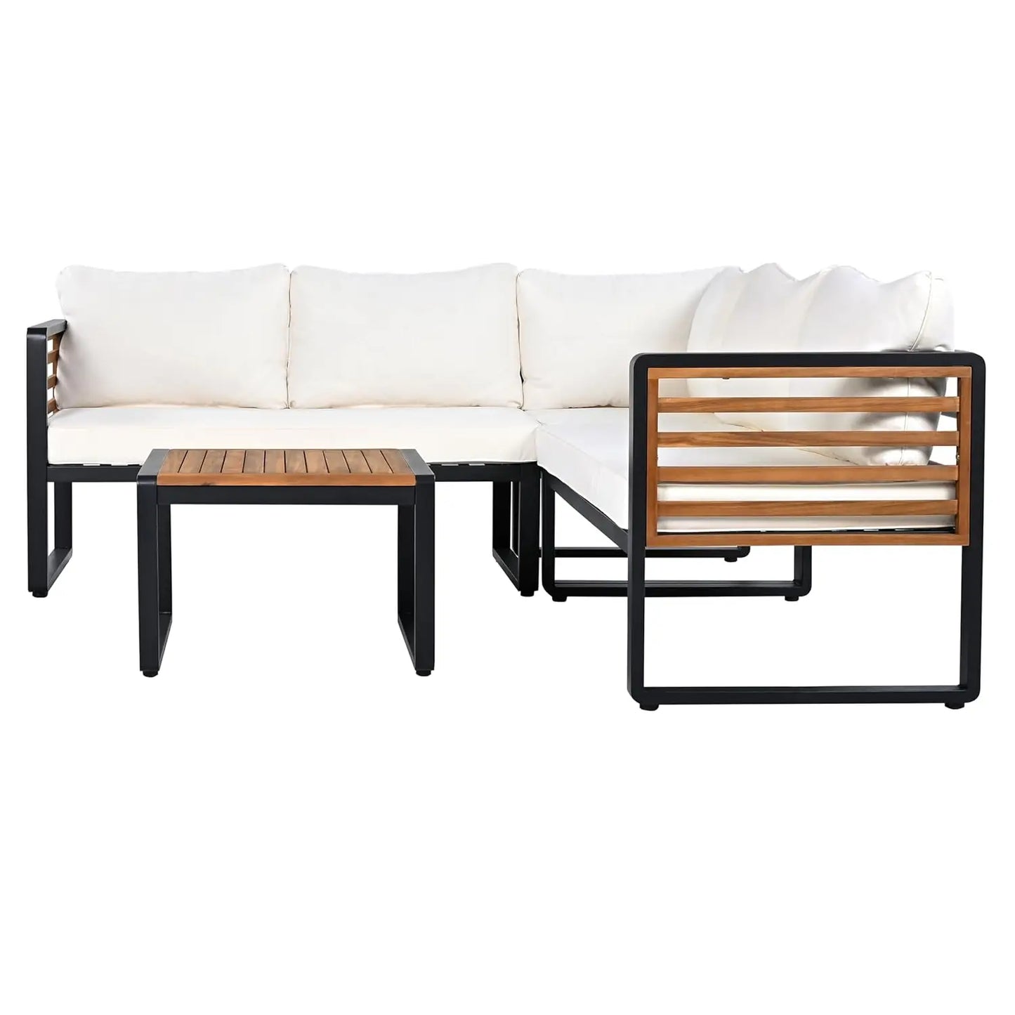 Outdoor Sofa Set with Coffee Table,
