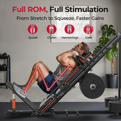 Leg Press Hack Squat Machine w