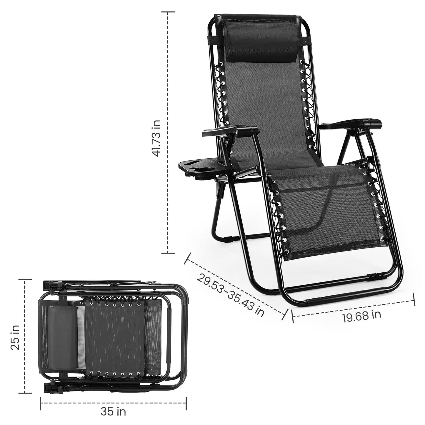 Zero Gravity Portable Recliner