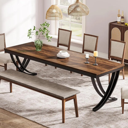 Rectangular Dining Table for 6-8
