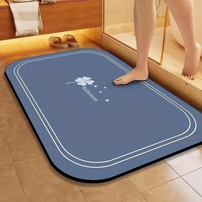 Bath Mat Quick Dry, Super Absorbent Non-slip
