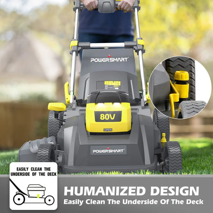 80V 26" Self-Propelled Lawn Mower, with Battery & Charger