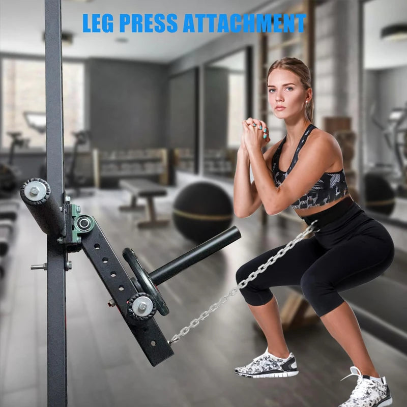 Power Rack Mounted Leg Extension & Curl