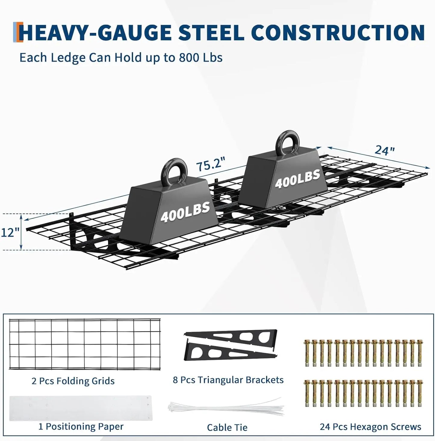 Garage Shelving Wall Mounted