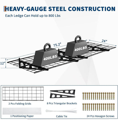 Garage Shelving Wall Mounted