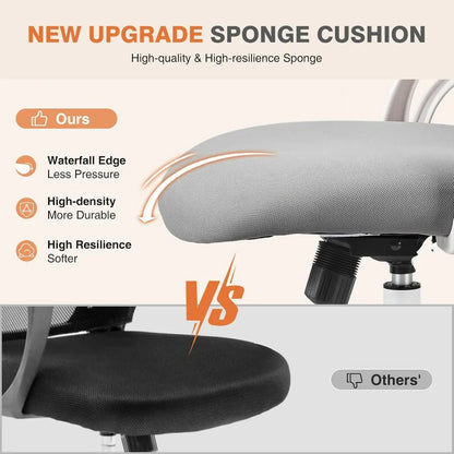 Office Chair, Ergonomic High-Back Mesh Rolling