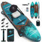 12'x36 Inflatable Paddle Board, 500lbs Extra Wide Stand Up Paddleboard for Adults with Premium SUP Accessories Kit & Backpack