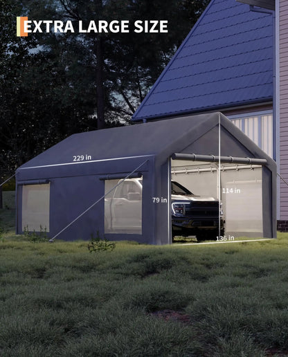 12x20 ft Portable Carport