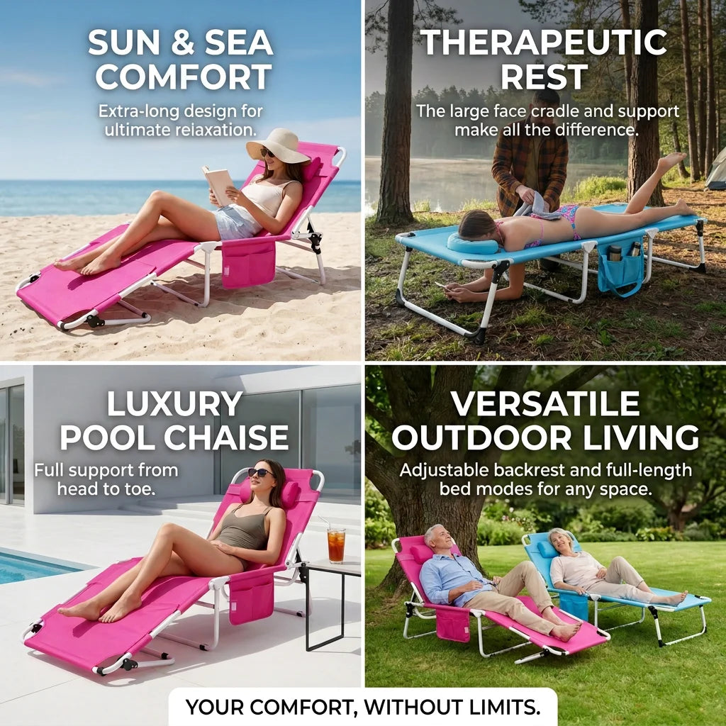 Folding Outdoor Lounge Cot