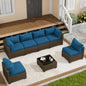 Outdoor Patio Furniture Set, Sectional Sofa, Wicker Rattan Patio Furniture