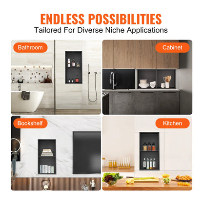 No Tile Shower Niche 304 Stainless Steel