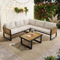 Outdoor Sofa Set with Coffee Table,