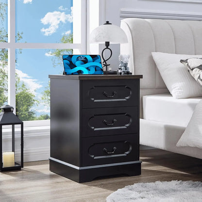 Cherry Wood Chest of Drawers, Rustic Wide Drawers