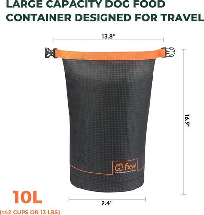 Pet Food Travel Bag, Perfect for RV Road Trips, Camping, Longterm Dog Boarding