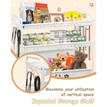 Dog Toy Bin with Storage Organizer,
