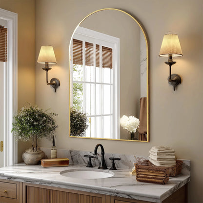 Arched Metal Framed Mirrors