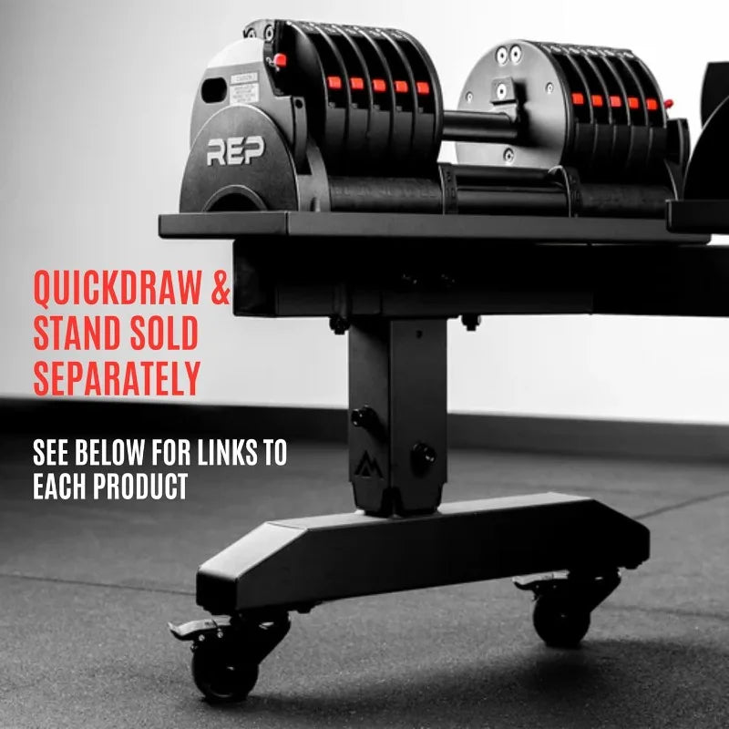 Adjustable Dumbbells, Multiple weight ranges 5-30, 5-40,5-50 and 5-60 lbs