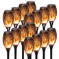 Solar Flame Torch Light LED Flickering Outdoor Night Lamp