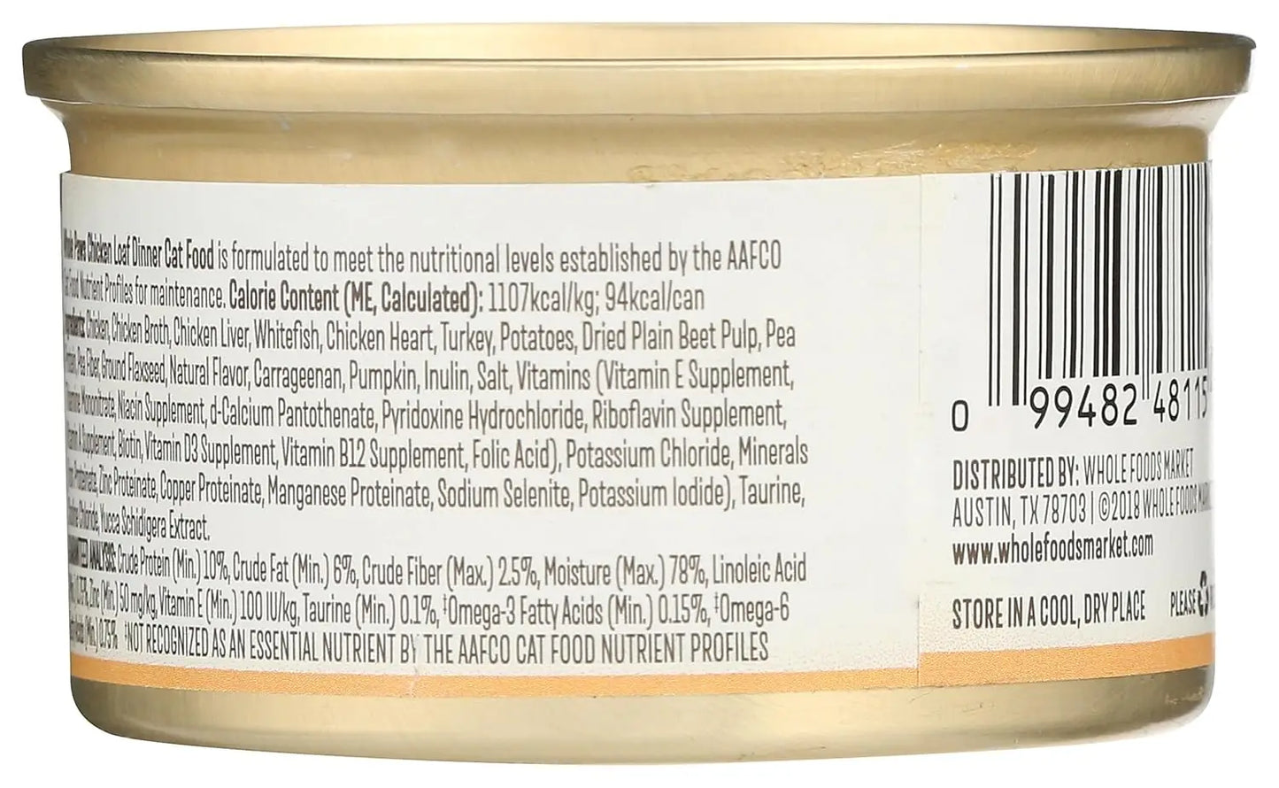 Cat Food Chicken Loaf Dinner