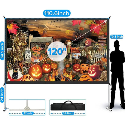 120 inch Outdoor Movie Screen