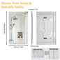 Bathroom Mirror Built-in Bluetooth Speaker, Anti-Fog