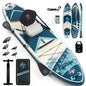 12'x36 Inflatable Paddle Board, 500lbs Extra Wide Stand Up Paddleboard for Adults with Premium SUP Accessories Kit & Backpack