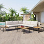 Outdoor Sofa Set with Coffee Table,