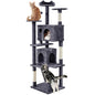 Cat Tree, Tower with Perch, Caves, Scratching Posts,Ladder, and Plush Balls