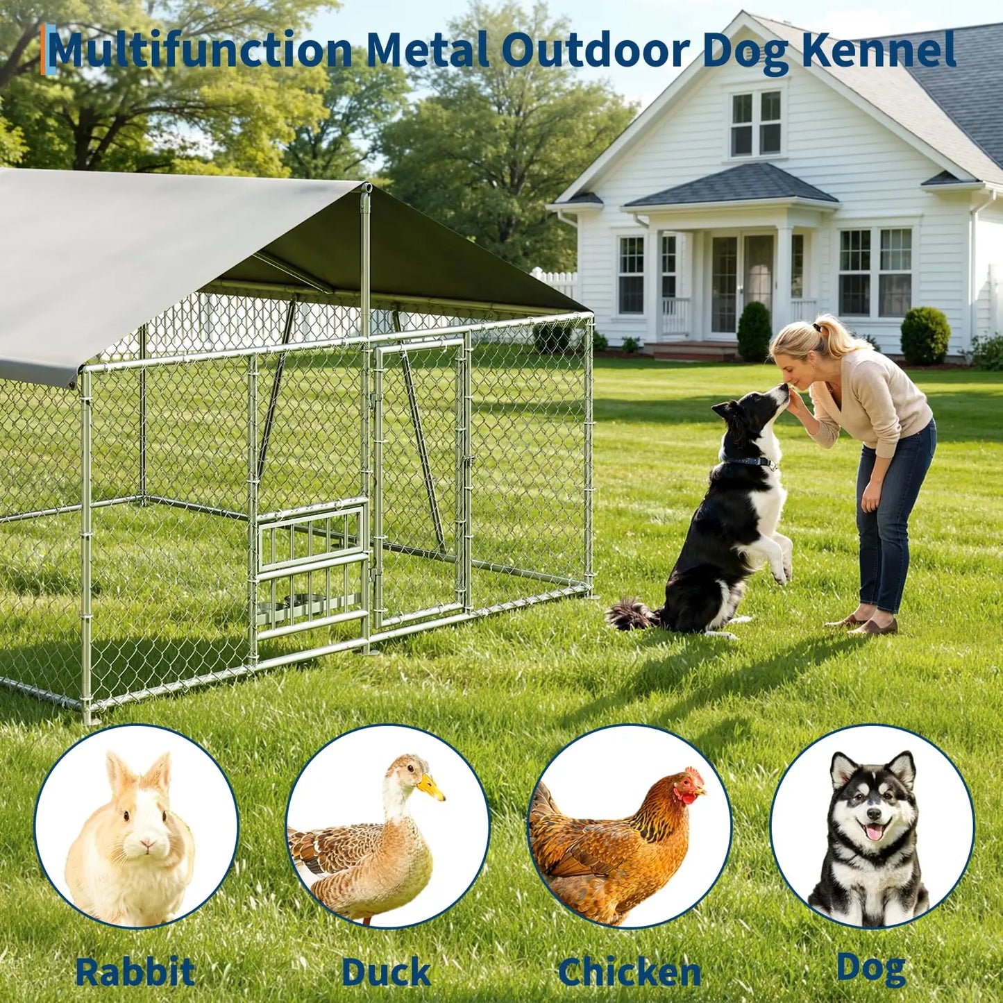 Galvanized Kennel