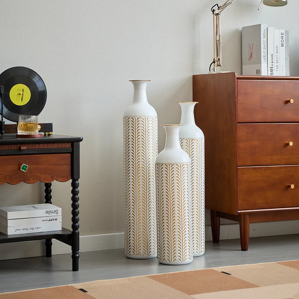 Floor Metal Vase