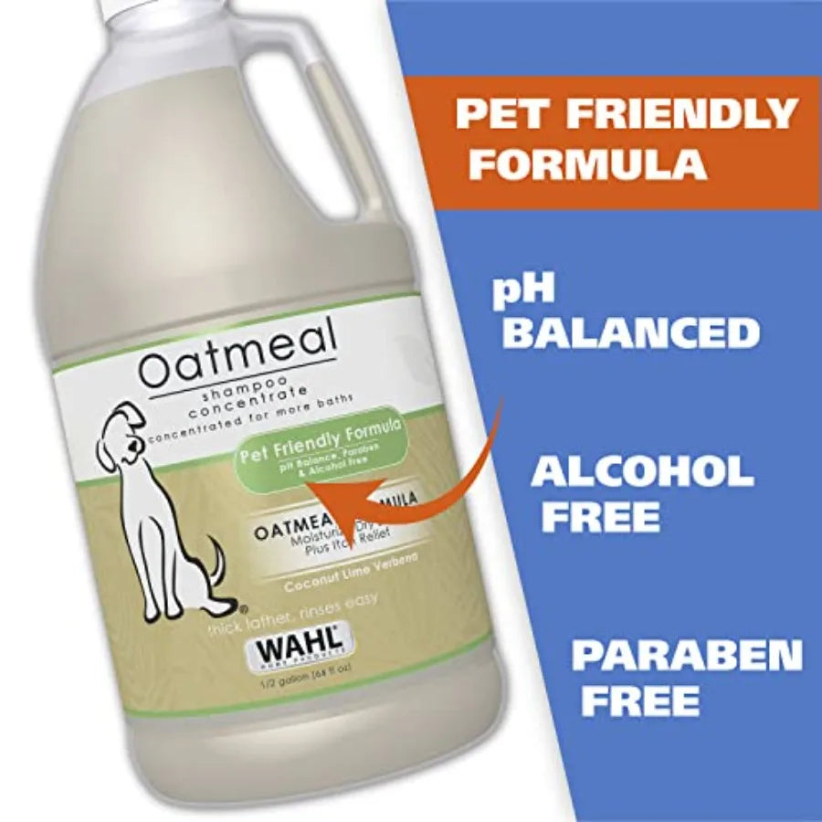 Shampoo for Dogs Oatmeal Formula with Coconut Lime Scent