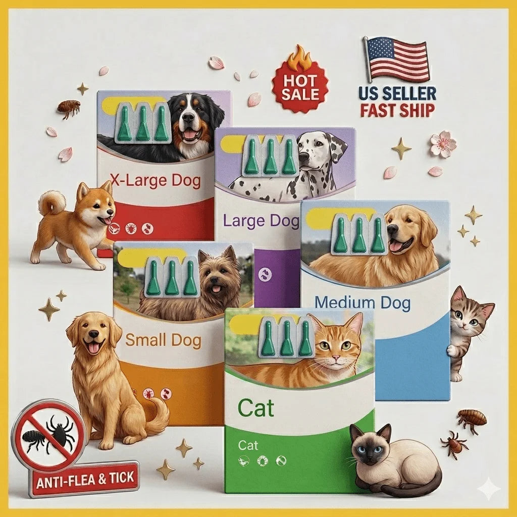 Flea and Tick solution for Dogs & Cats