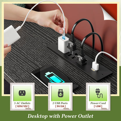 16-Drawer Dresser with Charging Station - Versatile Stand for 60" TVs