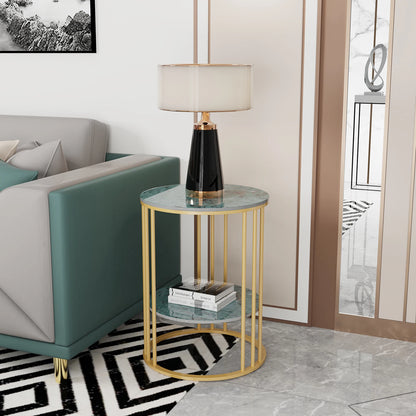 Side Table, Metal Frame