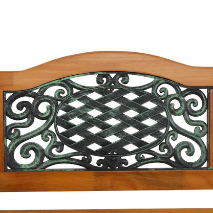 Bench Cast Iron Outdoor Love Seat