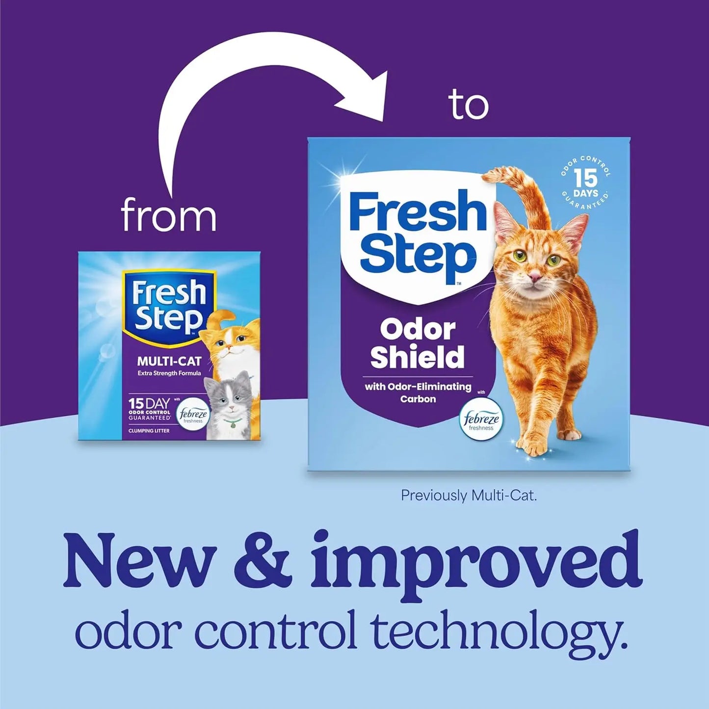 Clumping Cat Litter , Long-Lasting Odor Control with Activated Charcoal