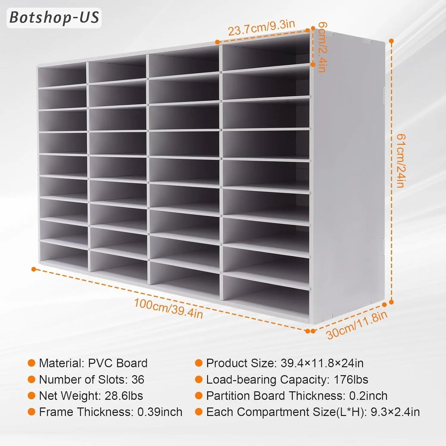 Wooden Literature Organizer
