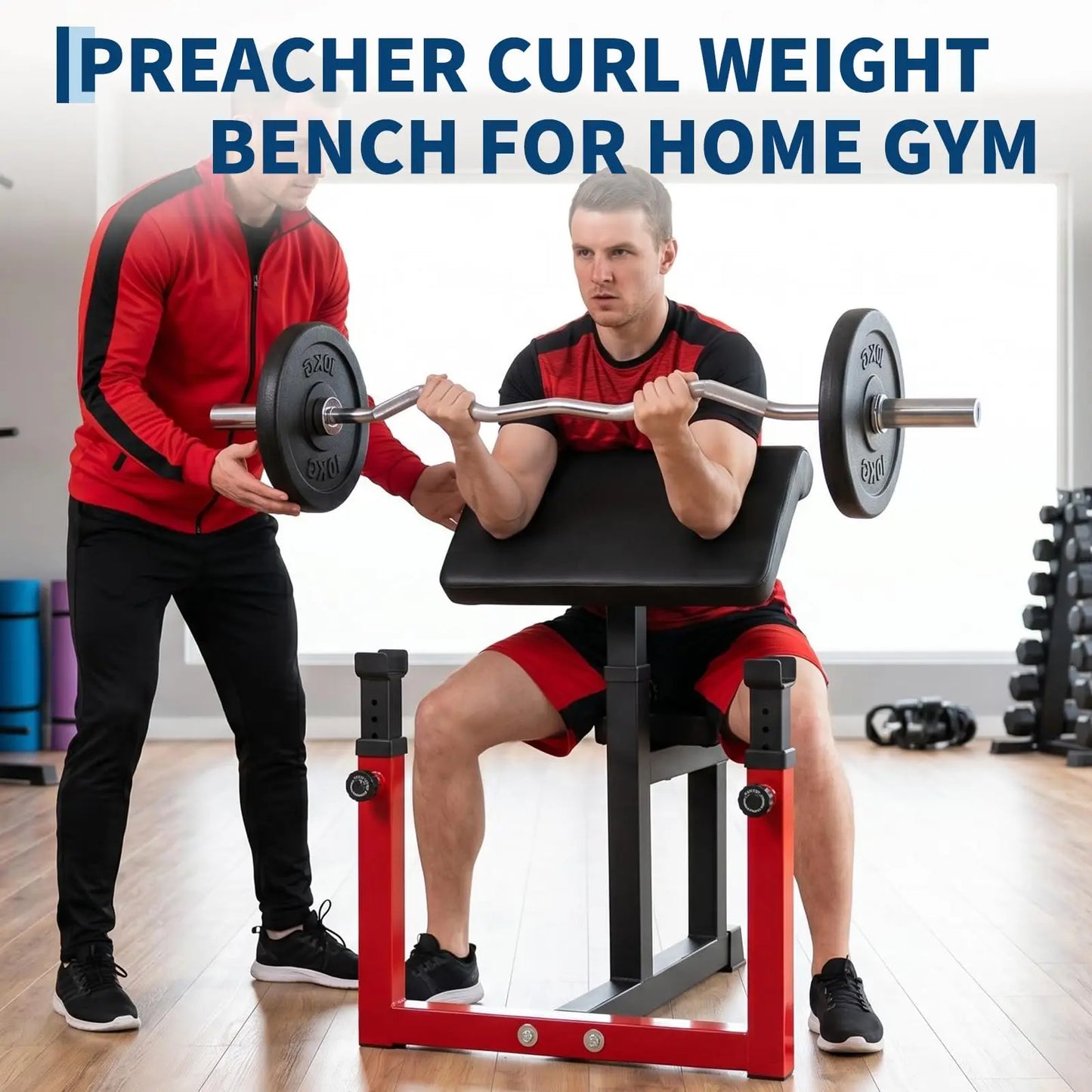 Preacher Curl Weight Bench