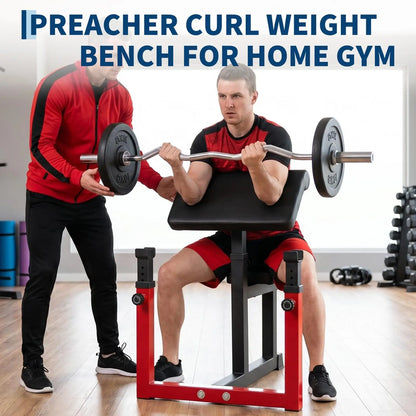 Preacher Curl Weight Bench