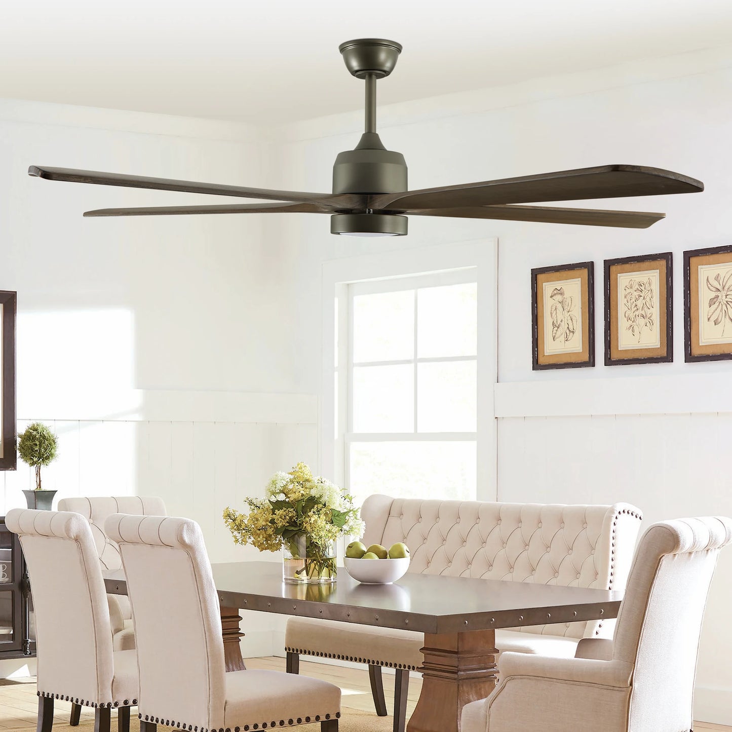 60“  Ceiling Fan Light, Adjustable