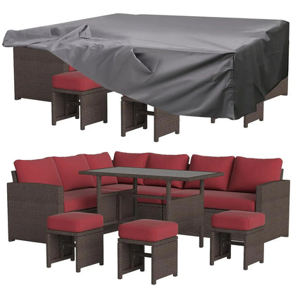 Outdoor Sofa Set, All Weather Wicker