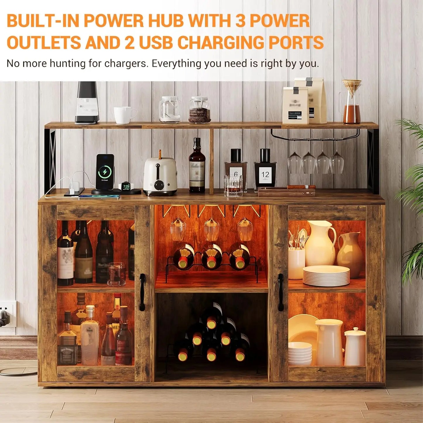 Wine Bar Cabinet Wine Rack